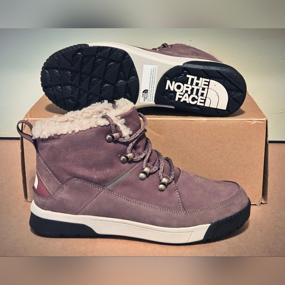 NEW $149 The North Face Women's 8 Sierra Mid Lace Waterproof Leather Boot